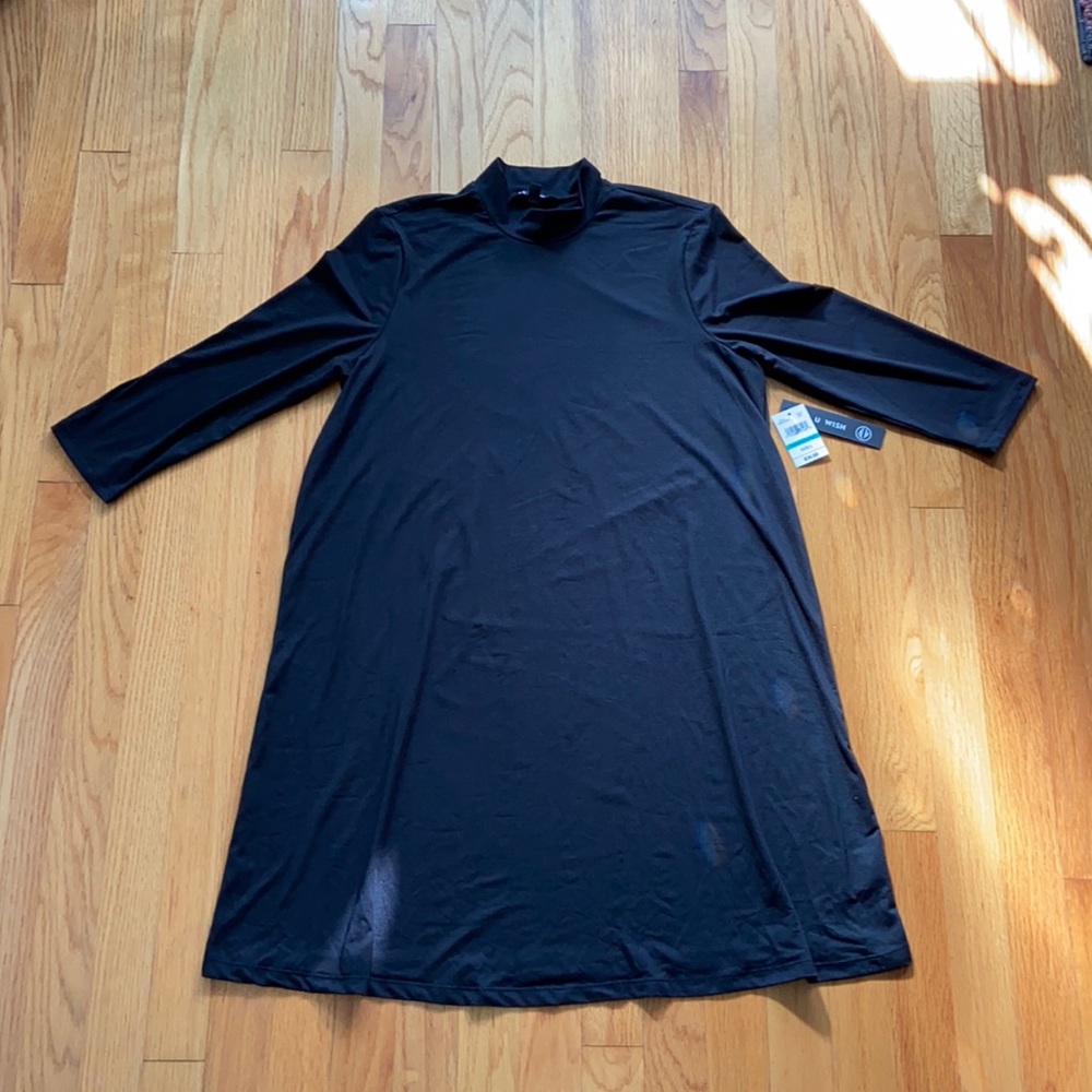As U Wish plain black L dress